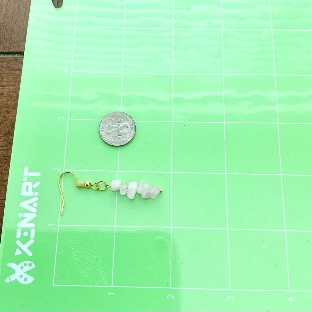 🆕 2 Pairs KIDS Gemstones Earrings-Small
